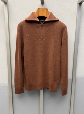 卡尔丹顿秋冬款商务休闲翻领羊毛衫KFDW34118FAO3专柜2380