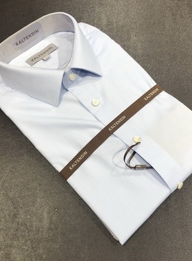 卡尔丹顿男装春秋款纯棉商务正装长袖衬衫衬衣KAAL03501专柜1980