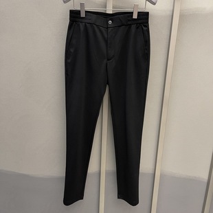 卡尔丹顿男装21秋冬款商务黑色休闲长裤KBBW12930NAB1吊牌1300