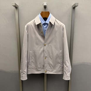 2026卡尔丹顿男装春商务长袖翻领夹克外套KGAS15107FAC9吊牌3980