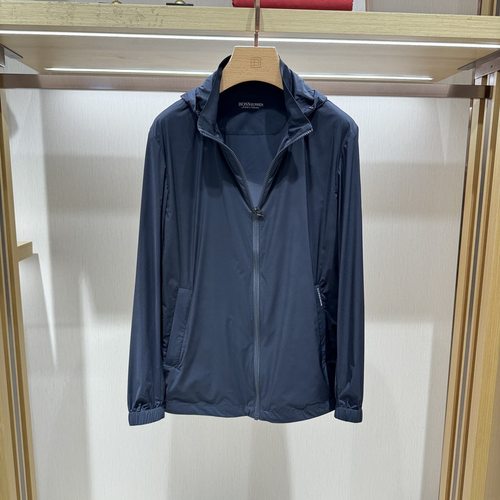 博斯绅威BOSSsunwen男装连帽商务休闲夹克外套142334217680