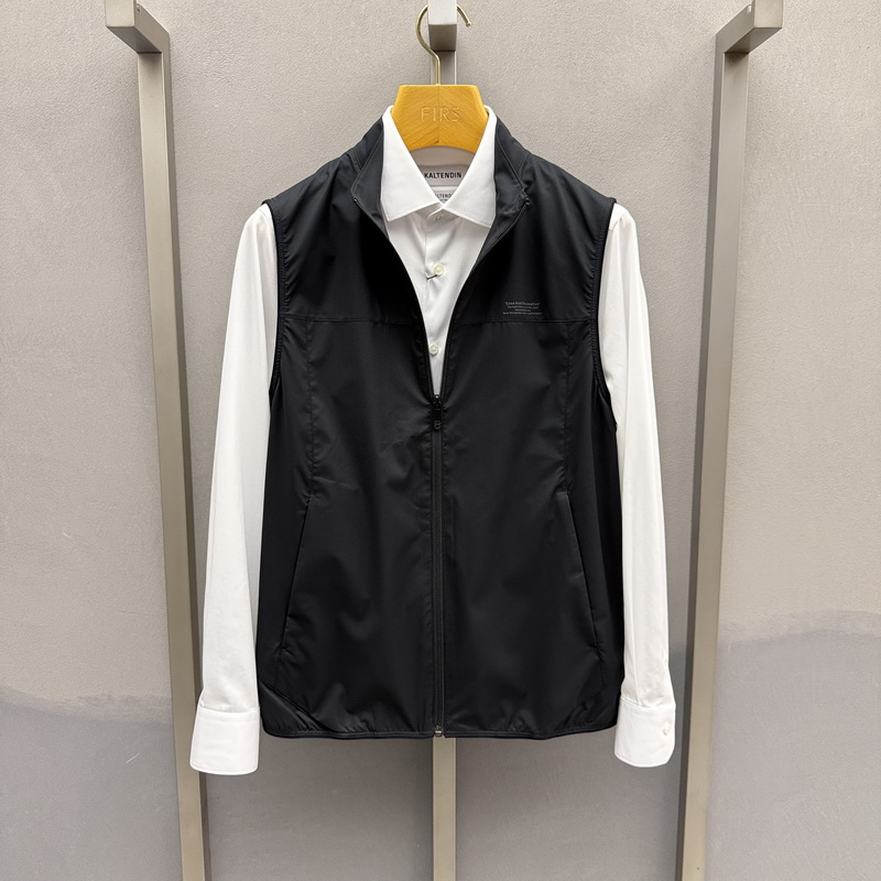 卡尔丹顿男装25春夏商务休闲立领马甲外套KFCS45001LAB1专柜2380