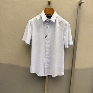 卡尔丹顿男装春夏款商务休闲短袖衬衫衬衣KGAS43107HAN1专柜1680