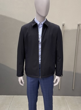 卡尔丹顿秋冬款翻领商务行政夹克休闲棉衣棉服KBBW45502专柜3980