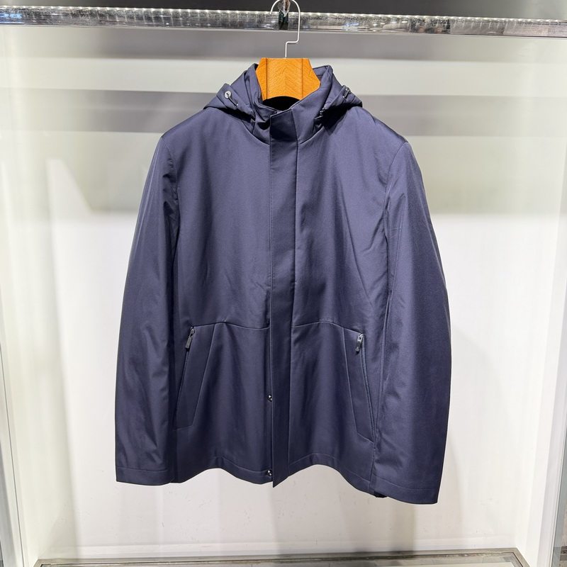 卡奴迪路男装秋冬连帽水貂毛皮内里鹅绒尼克服62326855吊牌13800