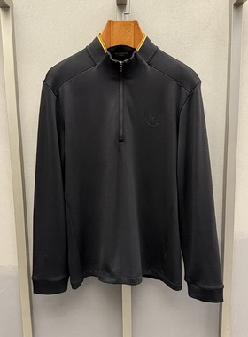 卡尔丹顿2025秋冬商务立领针织长袖T恤2色KFCW20510LAW1专柜1380