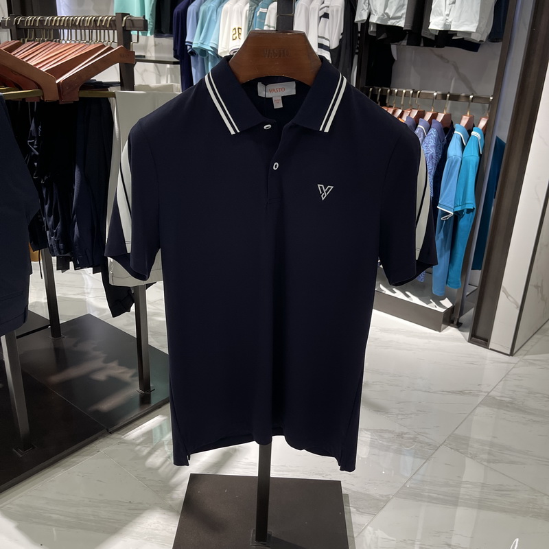 华斯度男装春夏款修身版纯色翻领短袖T恤11F051436专柜1085