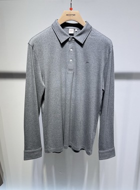 Hechter/丹尼爱特秋冬款商务休闲翻领长袖T恤LT41601吊牌1890LC