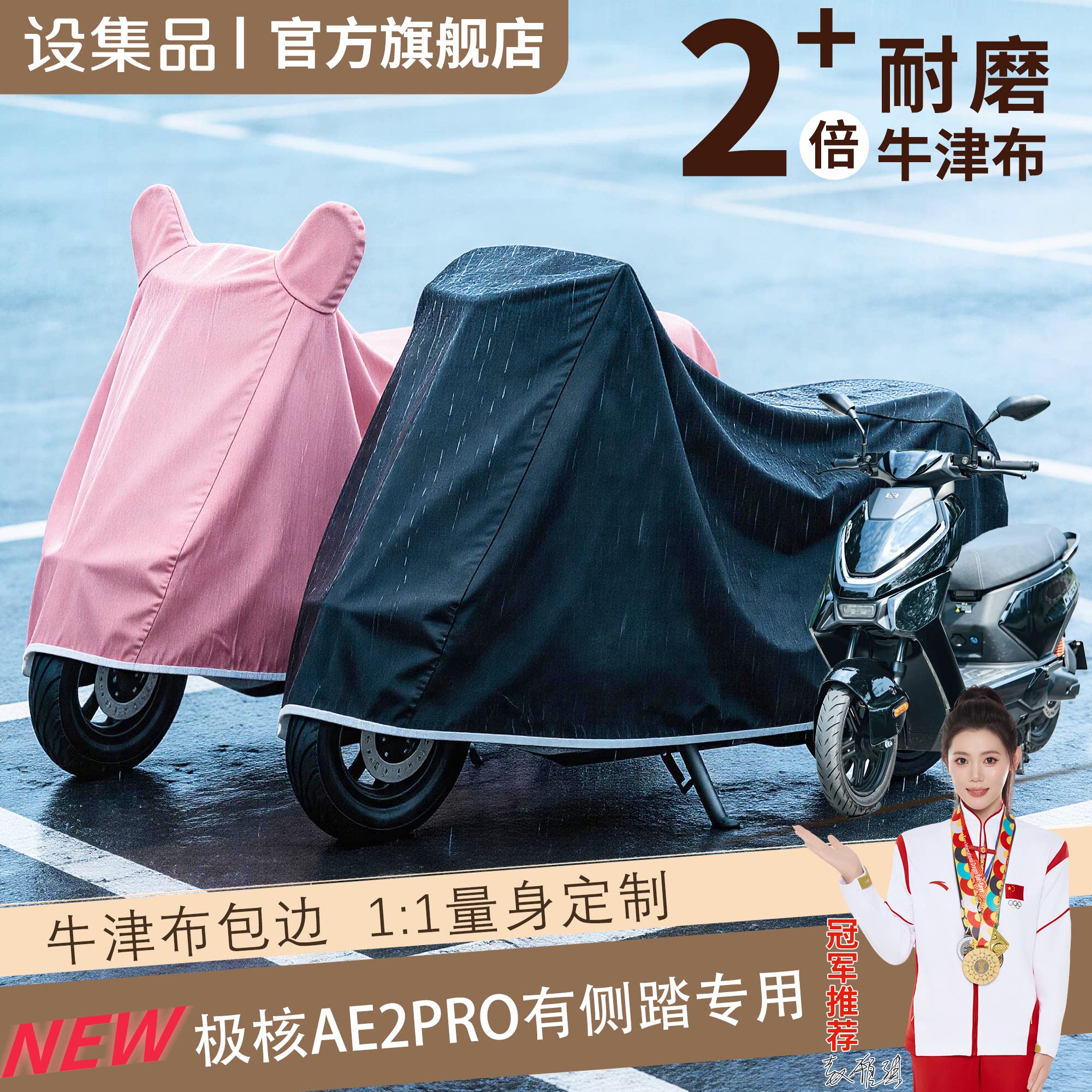 【极核AE2Pro有侧踏】电动车车衣