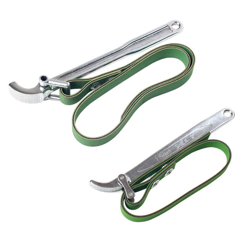 赛科皮带扳手机油滤清器皮带式快速扳手机油格扳手9寸12寸皮带钳