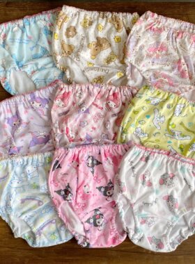 外贸纯棉女童三角内裤不夹屁股