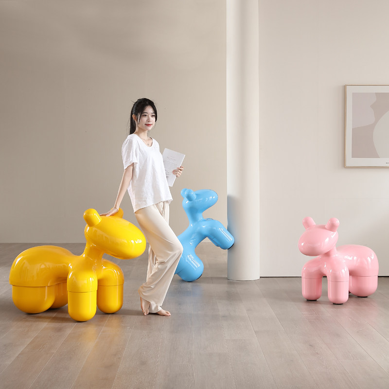 网红儿童动物椅创意小马椅设计师