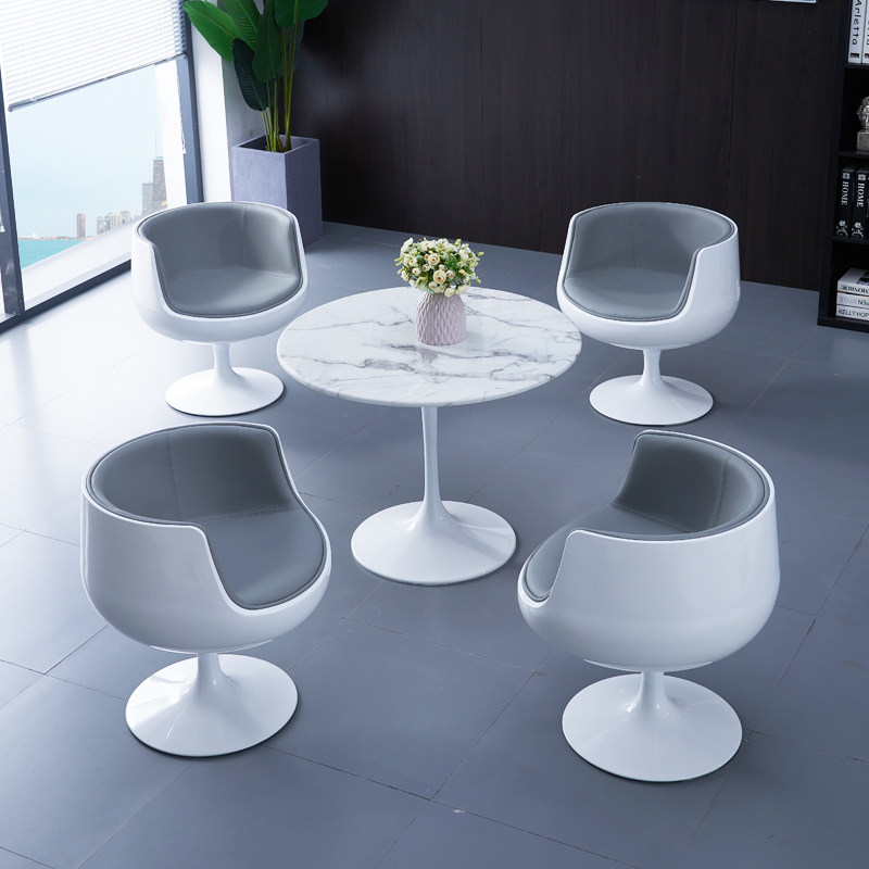 酒杯椅 售楼部处简约创意时尚餐桌椅组合 咖啡厅洽谈围转餐桌椅子,住宅家具,大理石餐桌,淘宝优惠券,粉丝福利购,淘宝优惠卷