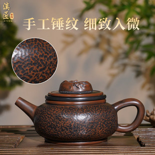 【20年老店】杨镇老师云南建水紫陶茶壶高档纯手工茶具大容量器