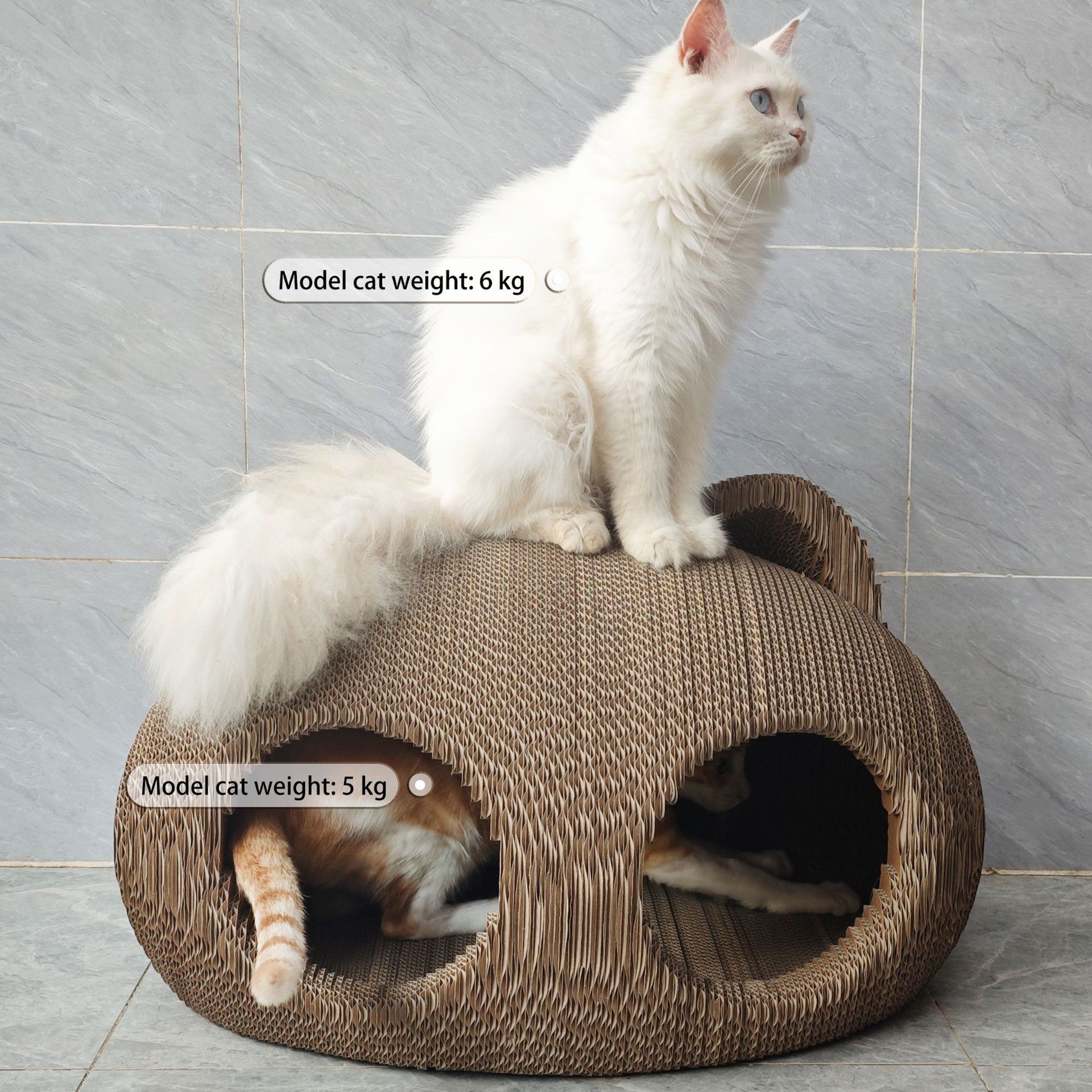 icle大尺寸手工猫头猫抓板