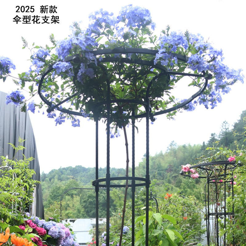 新款蘑菇爬藤架伞形花支架爬藤架