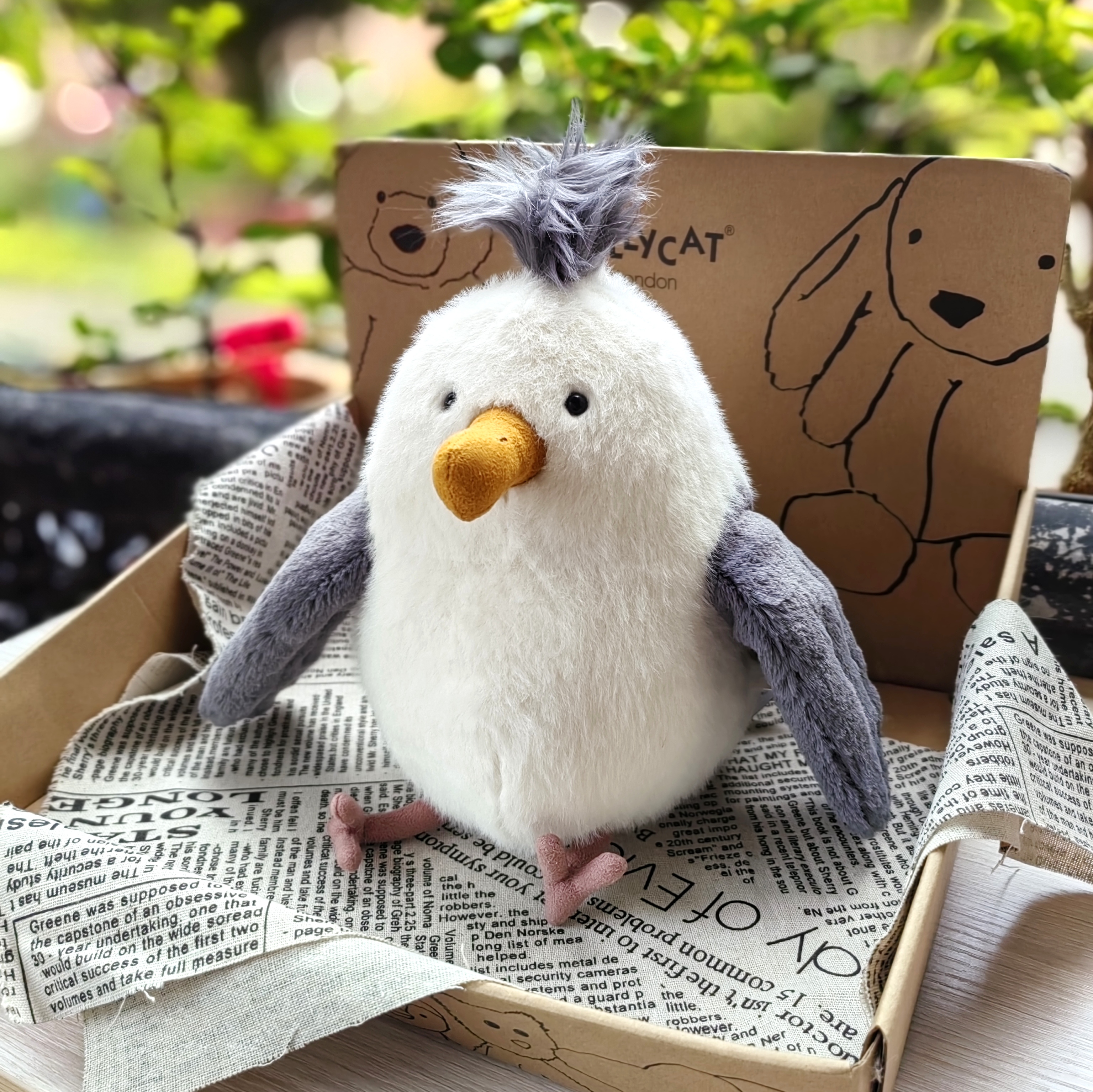 Jellycat奇珀海鸥毛绒玩具公仔