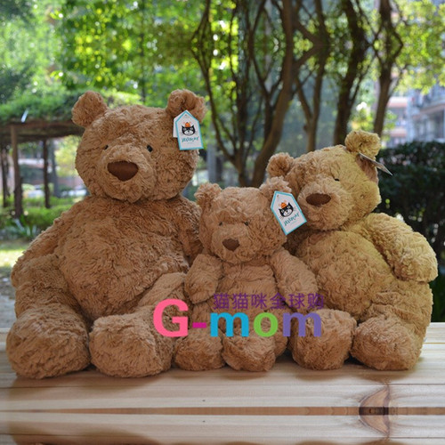 Jellycat巴塞罗熊莱奥拉熊毛公仔