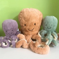 英国Jellycat Odell  Maya Octopus奥德尔奥德赛 玛雅章鱼 八爪鱼