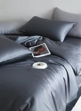 80支竹纤维床单枕套三件套吸湿透气抑菌不沾身床上260X280cm裸睡