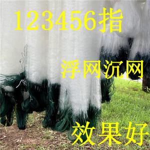 捕鱼神器三层沉网单层浮网捕鱼网鲫鱼鲤鱼鲢鳙白条网丝网浮网挂网