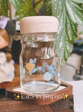 日本采购 karelcapek山田诗子可爱印花玻璃冷泡瓶大容量泡茶杯