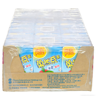 维他Vita果然系茶冰震蜜桃250ml港版 果茶果味饮料夏日清爽小盒装
