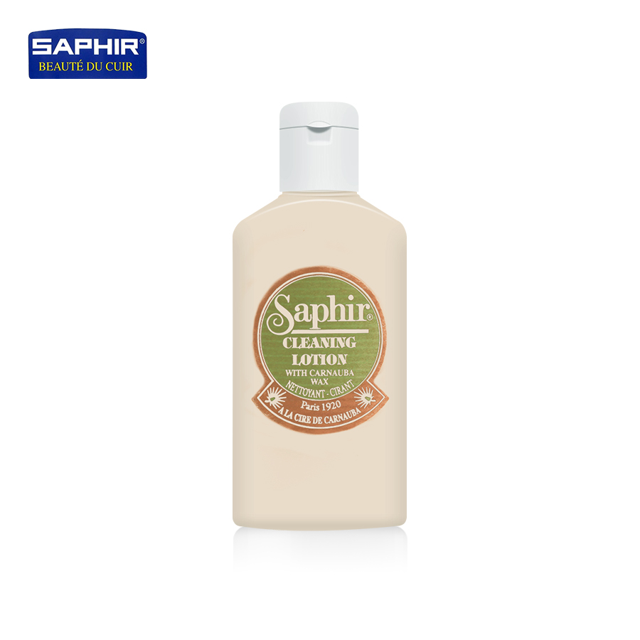 SAPHIR皮鞋去污清洁乳送布海绵