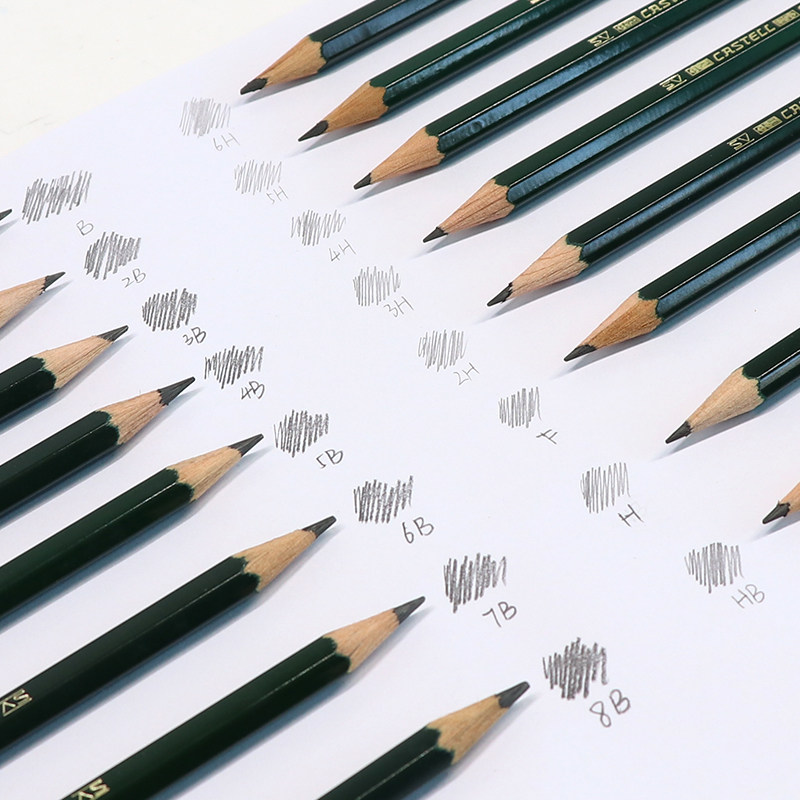 辉柏嘉进口9000铅笔素描速写