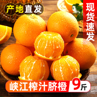 峡江高山榨汁脐橙9斤批发当季新鲜水果橙子新鲜手剥橙整箱甜橙10