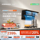 顶侧标杆 老板小黑翼D1P顶侧双吸抽油烟机厨房家用以旧换新补贴