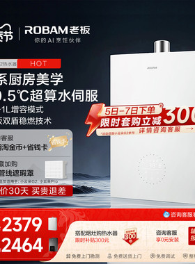 [小云朵G2]老板燃气热水器16升增容17L家用天然气恒温322水伺350