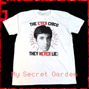 現貨 SCARFACE Eyes疤面煞星电影美国官方短袖T恤Shirt Al Pacino