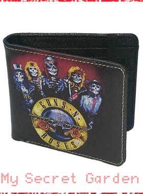 现货 GUNS N ROSES Wallet 英國官方錢包 槍炮與玫瑰樂隊 銀包