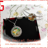 時光寶石 现货 卡通 Bracelet 項鏈手镯套裝 小鹿斑比