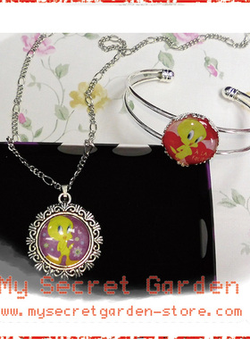 崔弟翠兒TWEETY卡通項鏈手镯