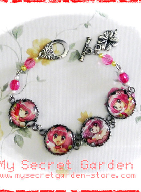现货 TOKYO MEW MEW Ichigo bracelet 東京貓貓 动漫時光寶石手链