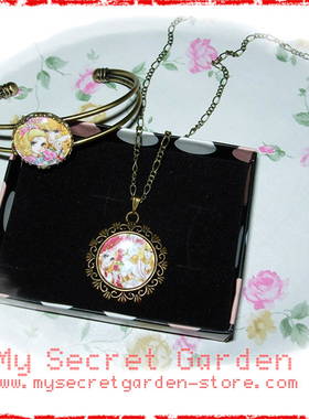 LADYOSCAR凡爾賽玫瑰項鏈手镯