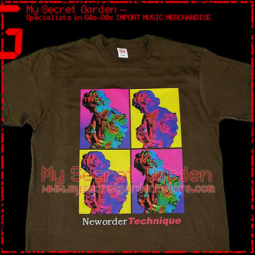 訂購 new order technique 美国入口乐队t恤 shirt band tee