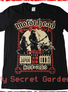 現貨 MOTORHEAD Loud In Osaka摩托头乐队英國官方T恤 Shirt 搖滾