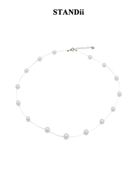 STANDii满天星珍珠项链女款简约颈链法式锁骨链新款爆款