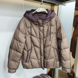 加厚丝瑞sr-088中老年妈妈连帽面包羽绒服奶奶羽绒外套福太太衣服