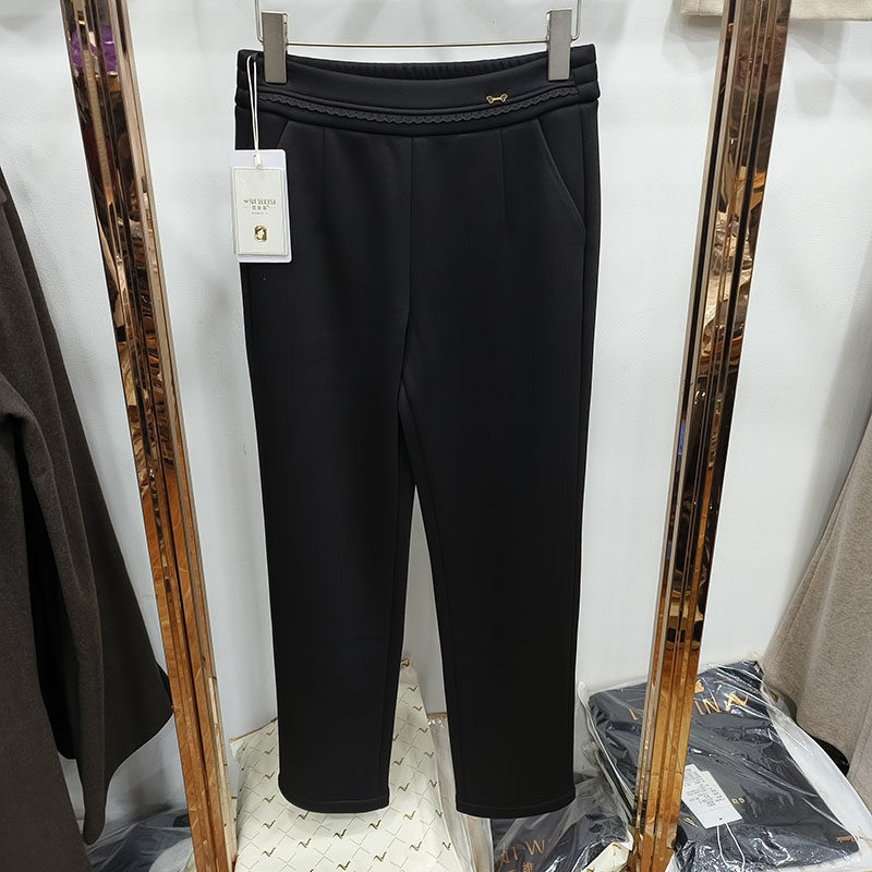 加绒加厚霓维斯25878烟管裤女士