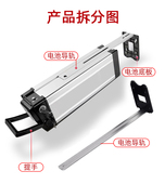 电动车电瓶铝合金36V48V60V银鱼款 海霸款 锂电池外壳代驾电池盒子