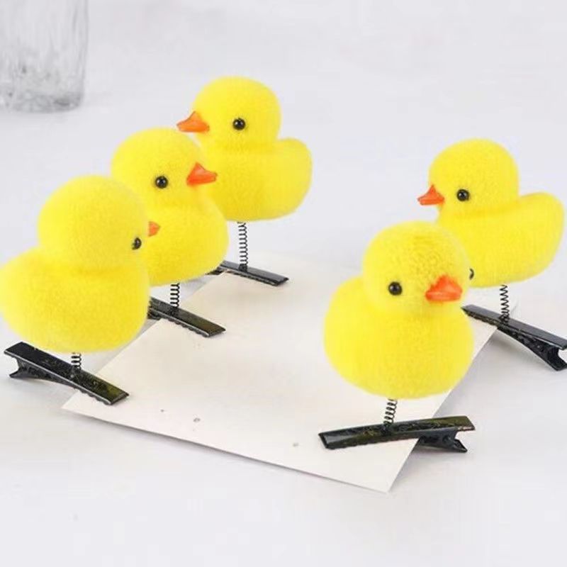 小黄鸭发夹儿童头饰赠品