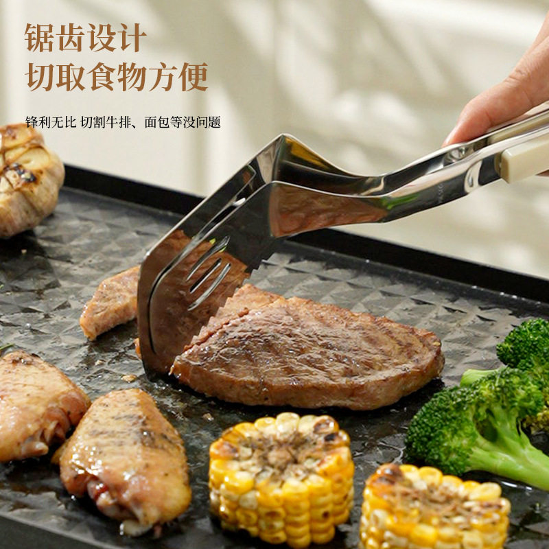 304不锈钢加厚煎鱼翻鱼牛排夹