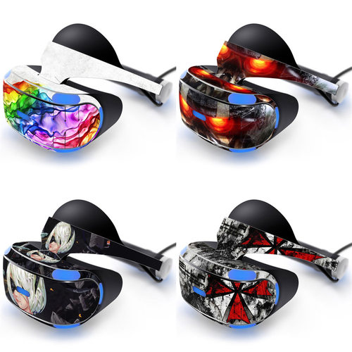 PS4 VR头盔虚拟现实1代贴纸PSVR眼镜贴膜痛贴保护膜卡通贴膜stick