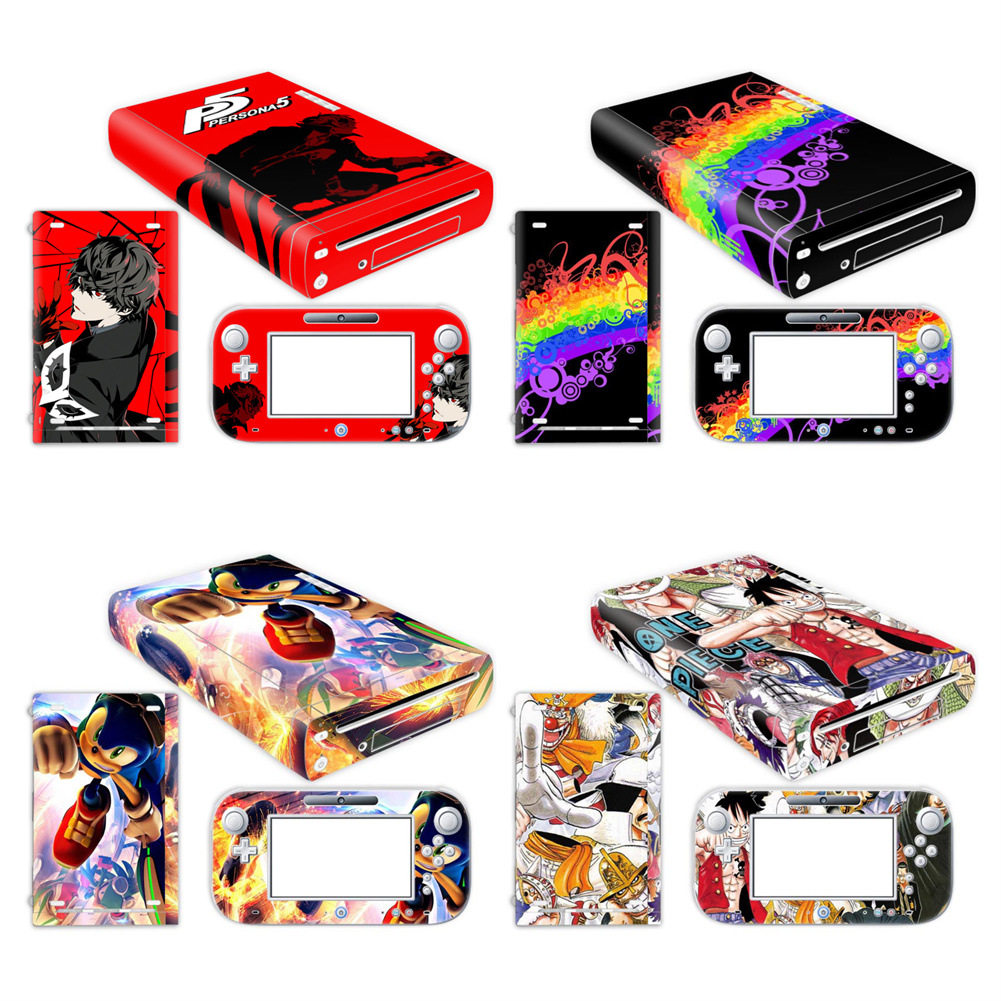 Wii U游戏机卡通彩膜 Skin Sticker全身创意贴纸手柄贴纸侧边贴