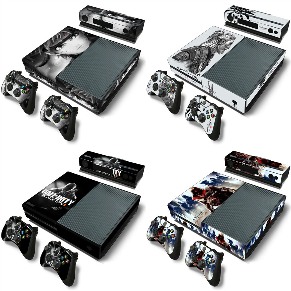 XBOX ONE游戏机全身贴纸彩膜卡通膜彩贴保护膜 sticker 手柄贴膜