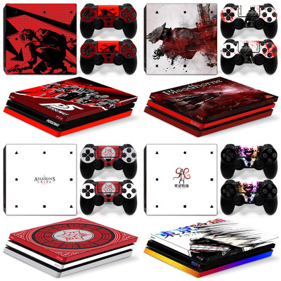 PS4 Pro游戏主机贴纸P5手柄贴 声名狼藉次子贴纸 创意保护膜